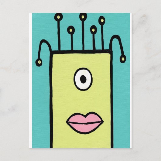 Wilheminaの郵便はがき ポストカード (正面)