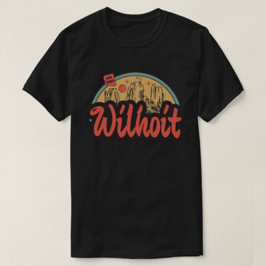 Wilhoit, アリゾナ州 Tシャツ (デザイン正面)