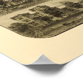 Wilkes-Barre, PAパノラママップ – 1889 ポスター (角)