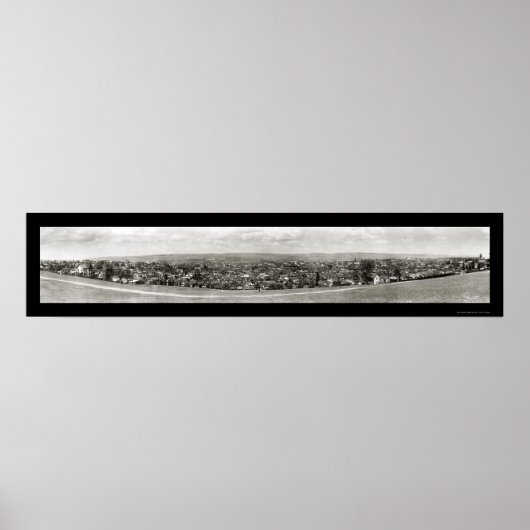 Wilkes-Barre PA写真1909 ポスター (正面)