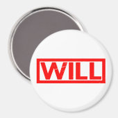 Willスタンプ マグネット (正面/裏面)