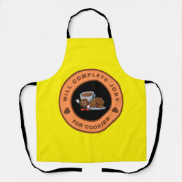 Will complete jobs for Cookies エプロン