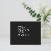 Will Design for money ポストカード (スタンド正面)