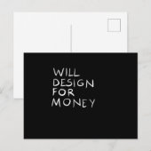 Will Design for money ポストカード (正面/裏面)