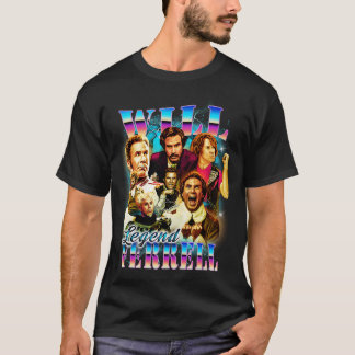 Will Ferrell90sブートレッグスタイルデザイン Tシャツ