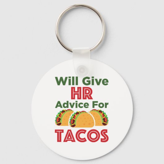 Will HR 与えアドバイス for Tacos Human Resources キーホルダー (正面)