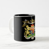 Will+Kate Memorabilia Mugs、カスタマイズ可能な色! ツートーンマグカップ (正面左)