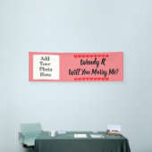 Will Meet Me名前をカスタムするとフォトバナー 横断幕 (トレードショー)