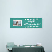 Will Meet Me名前をカスタムするとフォトバナー 横断幕 (トレードショー)