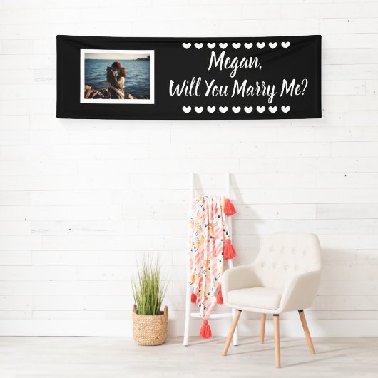 Will Meet Me名前をカスタムすると写真 横断幕 (インサイチュ)