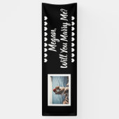 Will Meet Me名前をカスタムすると写真 横断幕 (縦)