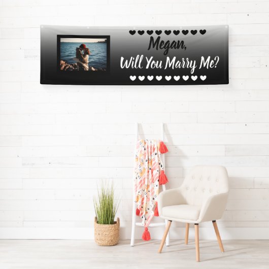 Will Meet Me名前をカスタムすると写真 横断幕 (インサイチュ)