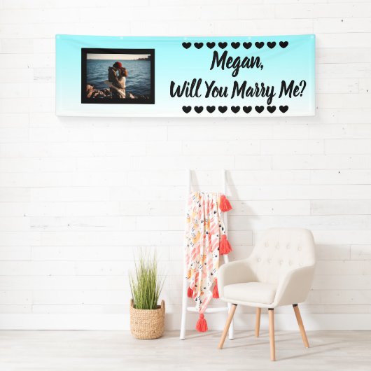 Will Meet Me名前をカスタムすると写真 横断幕 (インサイチュ)