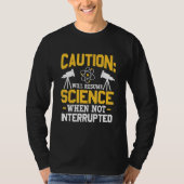 Will Resume Science When Not Interrupted DNA Repli Tシャツ (正面)