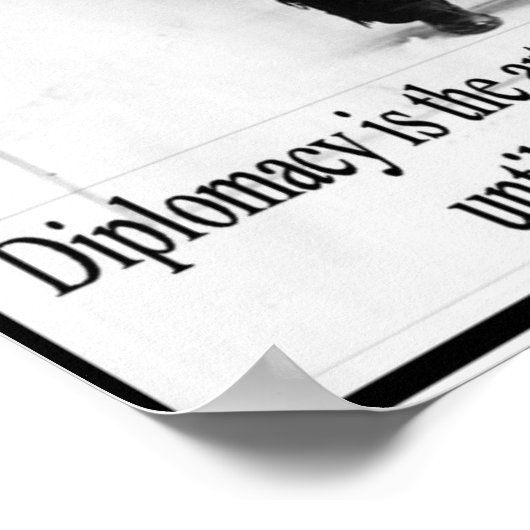 Will Rogers – 外交 ポスター (角)