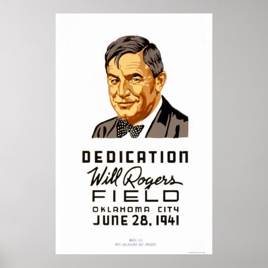 Will Rogers Field 1941 WPA ポスター (正面)