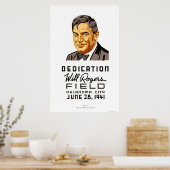 Will Rogers Field 1941 WPA ポスター (キッチン)