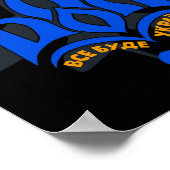 Will To Fight - I Stand With Ukraine - Ukrainian F ポスター (角)