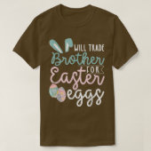 Will Trade Brother for Easter Candy Easter Bunny E Tシャツ (デザイン正面)