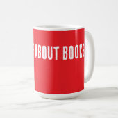 Will Yap About Books – Funny Book Lover コーヒーマグカップ (正面右)