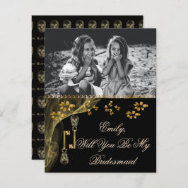 Will You Be, Bridesmaid photo & Black & 金ゴールドスカル