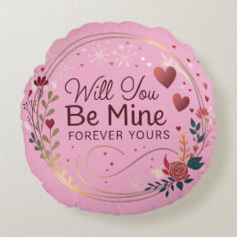 Will You Be Mine – A Timeless Promise of Love ラウンドクッション