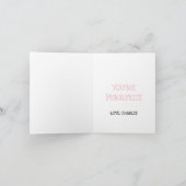 Will You Be Mine Meowentine? Cute Valententine's  シーズンカード (内部)