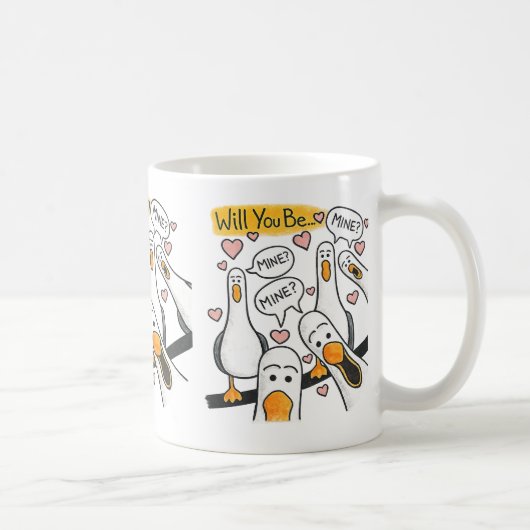 Will You Be Mine? Valentine Mug コーヒーマグカップ (右)