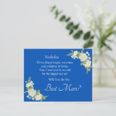 Will You Be My Best Man?  Cobalt Blue & White Rose (スタンド正面)