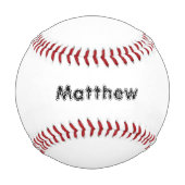 Will You Be My Best Man Name Baseball 野球ボール (裏面)