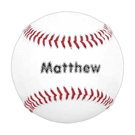 Will You Be My Best Man Name Baseball 野球ボール (裏面)