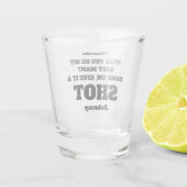 Will You Be My Best Man Proposal Shot Glass ショットグラス (裏面)