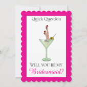 Will you be my Bridesmaid カード (正面)