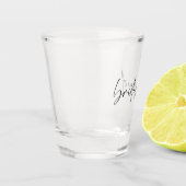 WiLl You Be My Bridesmaid – シックなbridesmaid ショットグラス (左)