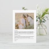 Will You Be My Bridesmaid Arch Photo Calendar Card カード (スタンド正面)