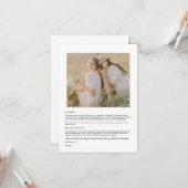 Will You Be My Bridesmaid Arch Photo Calendar Card カード (正面/裏面インサイチュ)