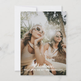 Will You Be My Bridesmaid Bridesmaid Proposal Card カード