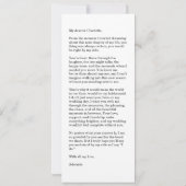 Will You Be My Bridesmaid Bridesmaid Proposal Card 招待状 (裏面)