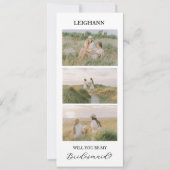 Will You Be My Bridesmaid Bridesmaid Proposal Card 招待状 (正面)