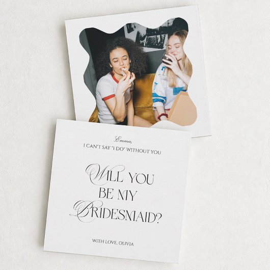 Will You be my Bridesmaid Card 招待状