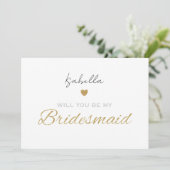 Will you be my bridesmaid card - Bridesmaid gift シーズンカード (スタンド正面)