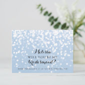 『Will You Be My Bridesmaid Card - Fab Youきらめく』 招待状 (スタンド正面)