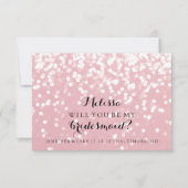 『Will You Be My Bridesmaid Card - Fab Youきらめく』 招待状 (正面)