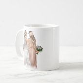 Will you be my Bridesmaid? Girls In Gowns コーヒーマグカップ (正面左)