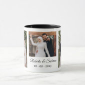 Will You Be My Bridesmaid Minimalist Photo Collage マグカップ (中央)