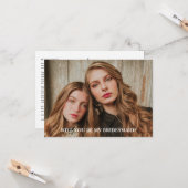 Will You Be My Bridesmaid Photo Calendar Card カード (正面/裏面インサイチュ)