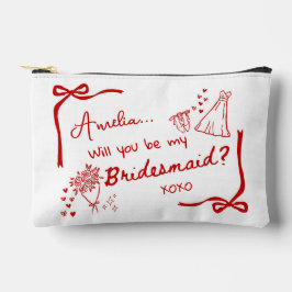 Will you be my Bridesmaid Proposal  アクセサリーポーチ