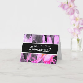 Will you be my Bridesmaid proposal card カード