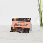 Will you be my Bridesmaid proposal card カード (正面)