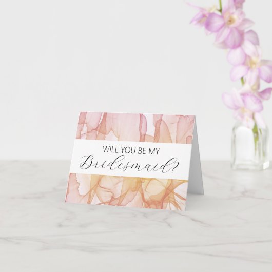 Will you be my Bridesmaid proposal card カード (蘭)